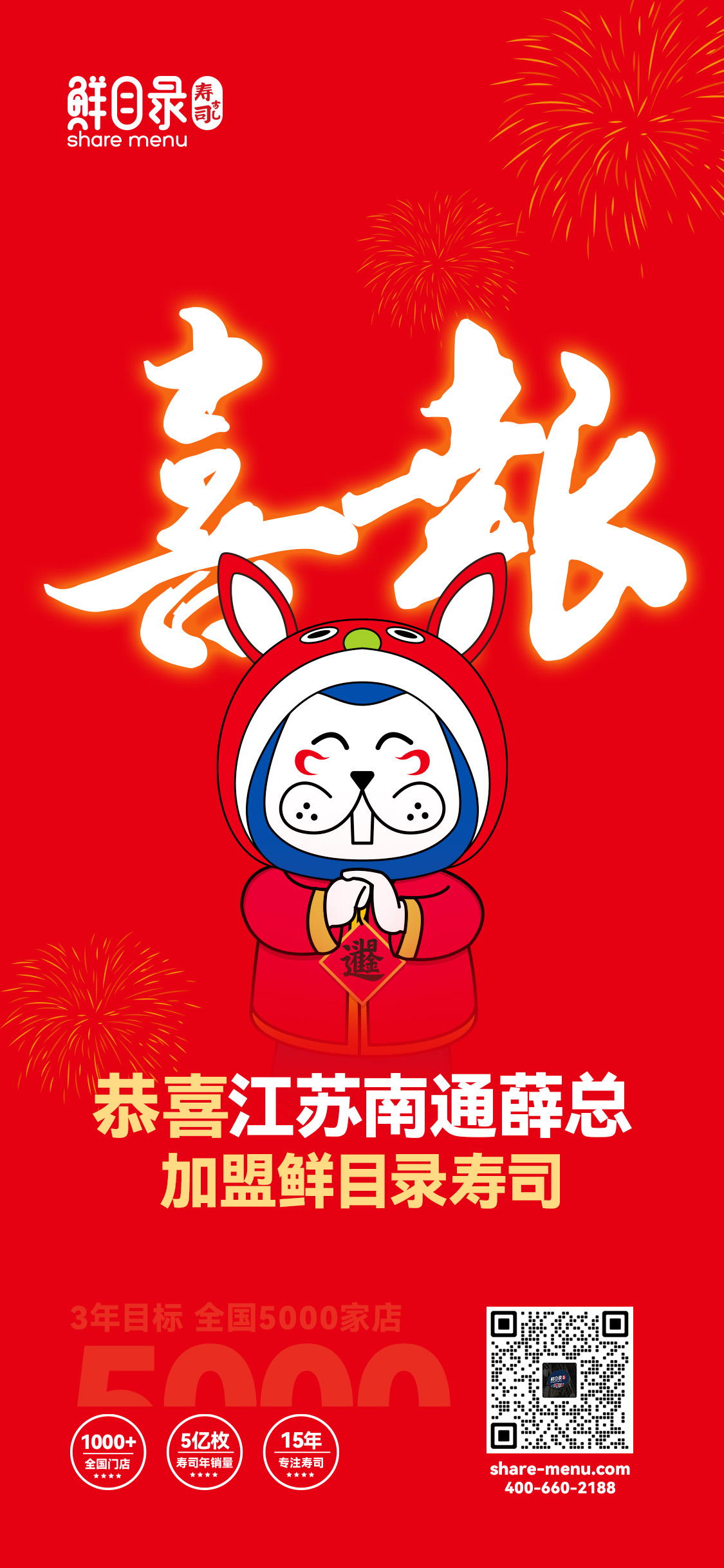 2023签约喜报-恭喜江苏南通薛总 加盟鲜目录寿司(1).jpg
